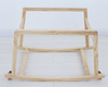 Cesta Mois&eacute;s personalizada con soporte mecedor de madera RS-2303